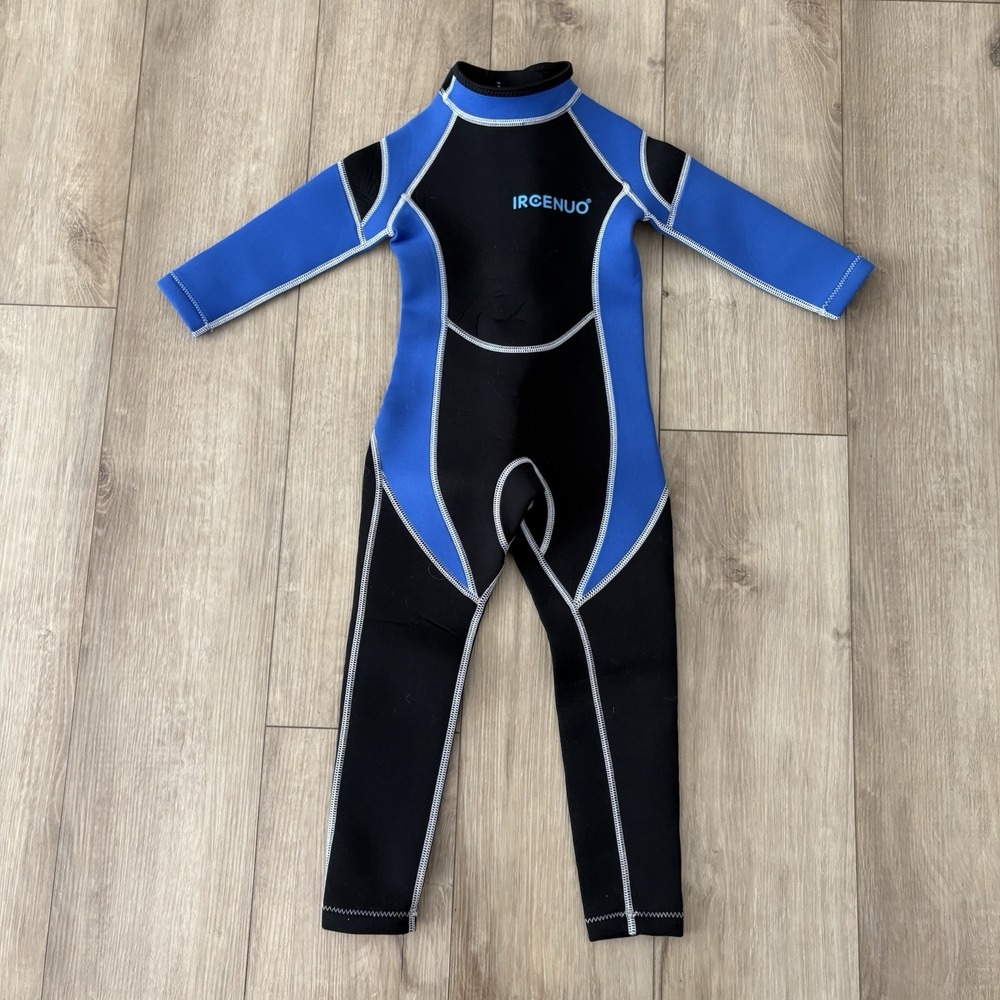 IREENUO‎ Kids Full Body Wetsuit for Boys and Girls 2.5mm Neoprene Size 2